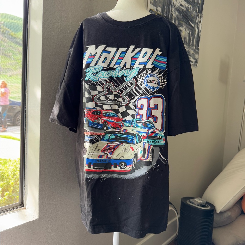Arket Racing Graphic Short Sleeve Tee - Black